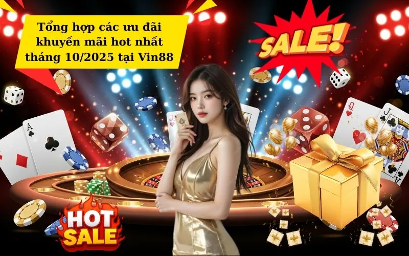 Tổng hợp các ưu đãi khuyến mãi hot nhất tháng 10-2025 tại Vin88